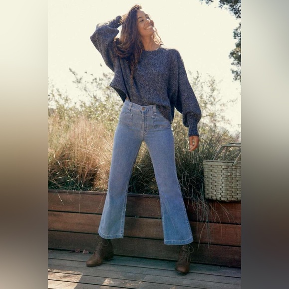 ✨CHRISTY DAWN✨The Lula Jean in Moon Wash Denim - Picture 1 of 15